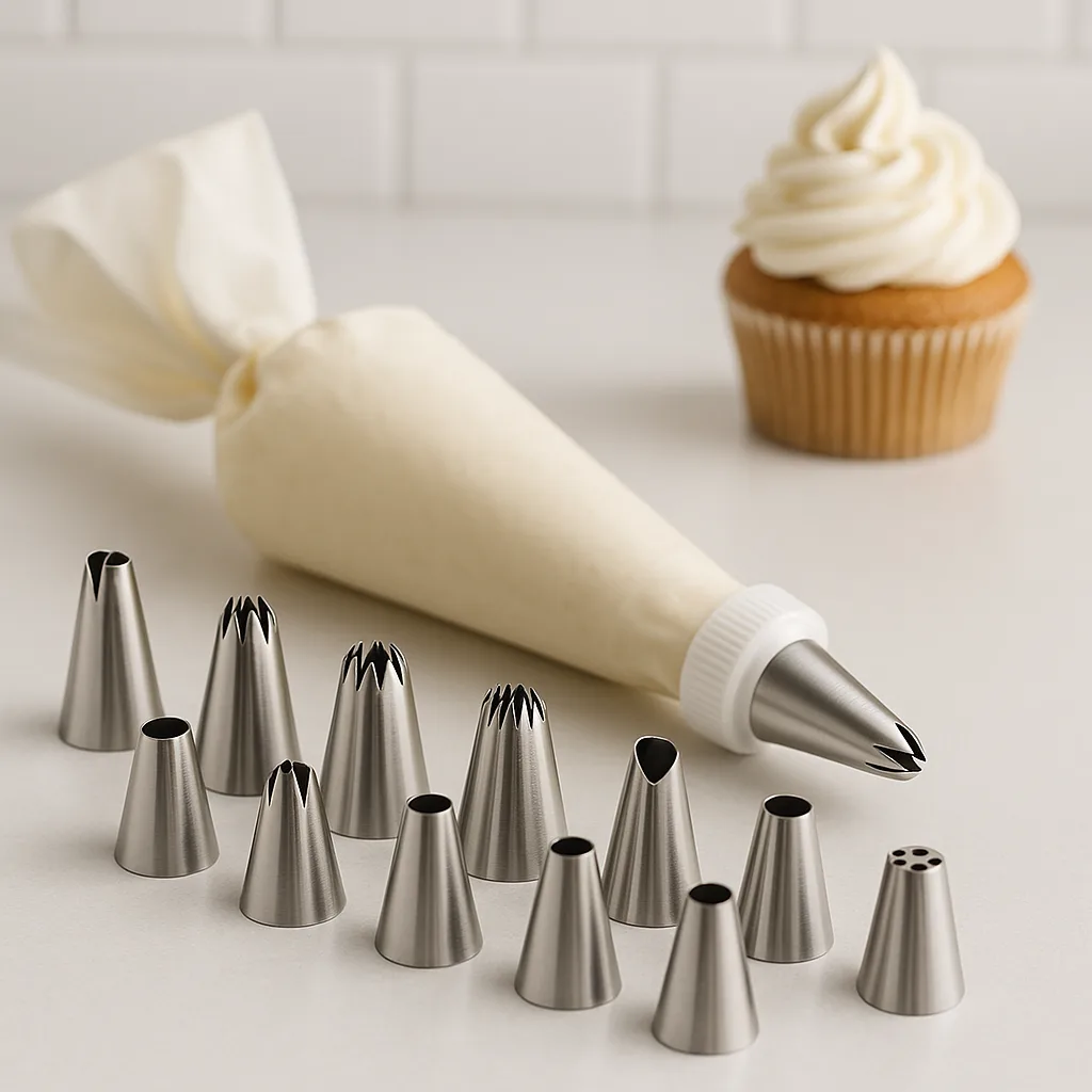 Spuitmondjesset voor patisserie